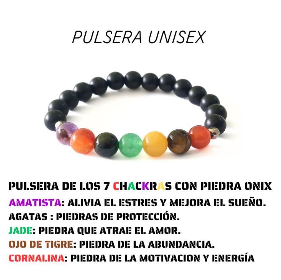 NUEVA PULSERA 7 CHAKRAS